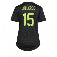Real Madrid Federico Valverde #15 Tredje Tröja Dam 2022-23 Korta ärmar